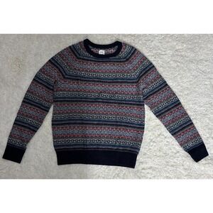 Gap Mens Merino Wool Multicolor Pullover Sweater Size Small